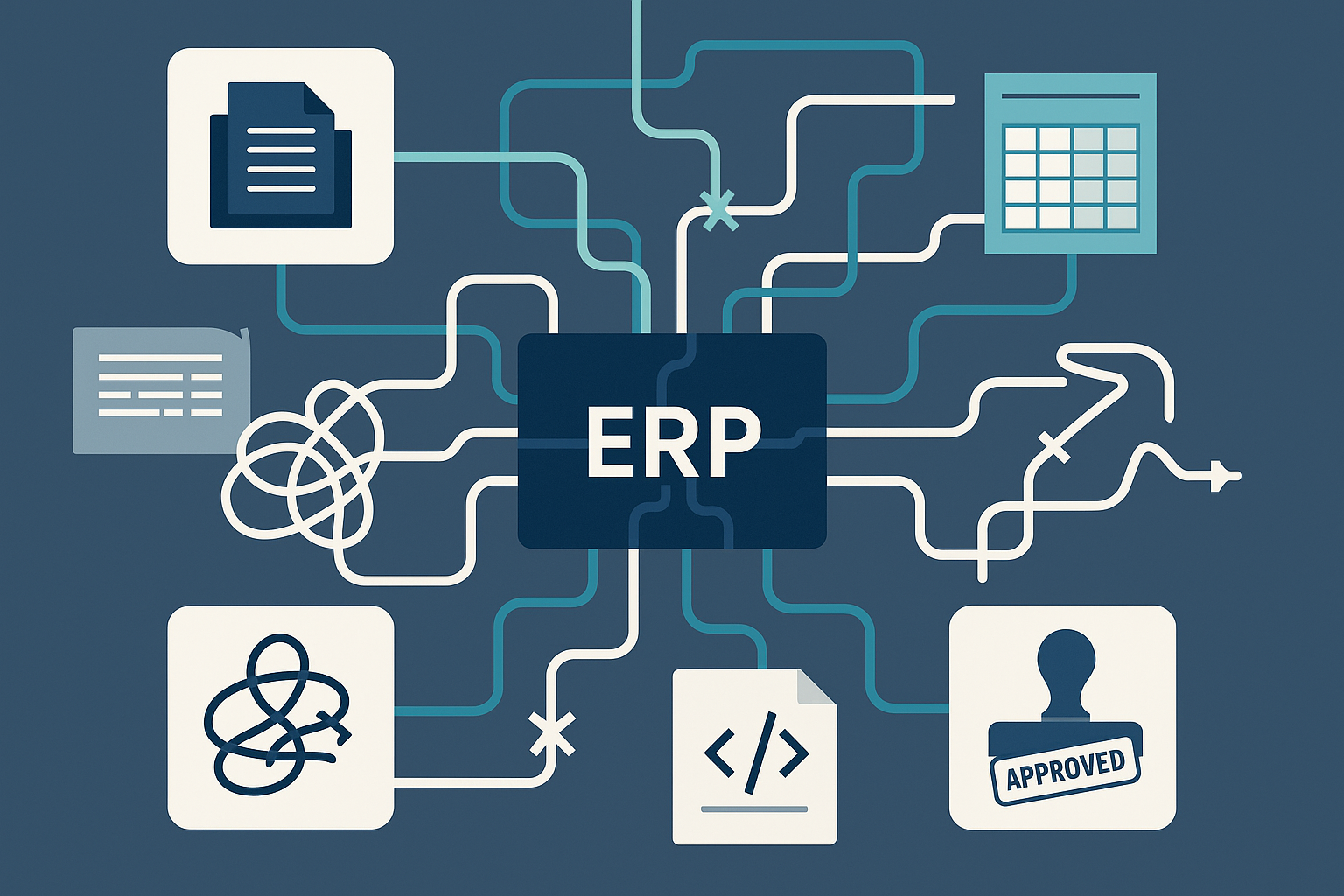 복잡한 ERP 기반 예산관리
