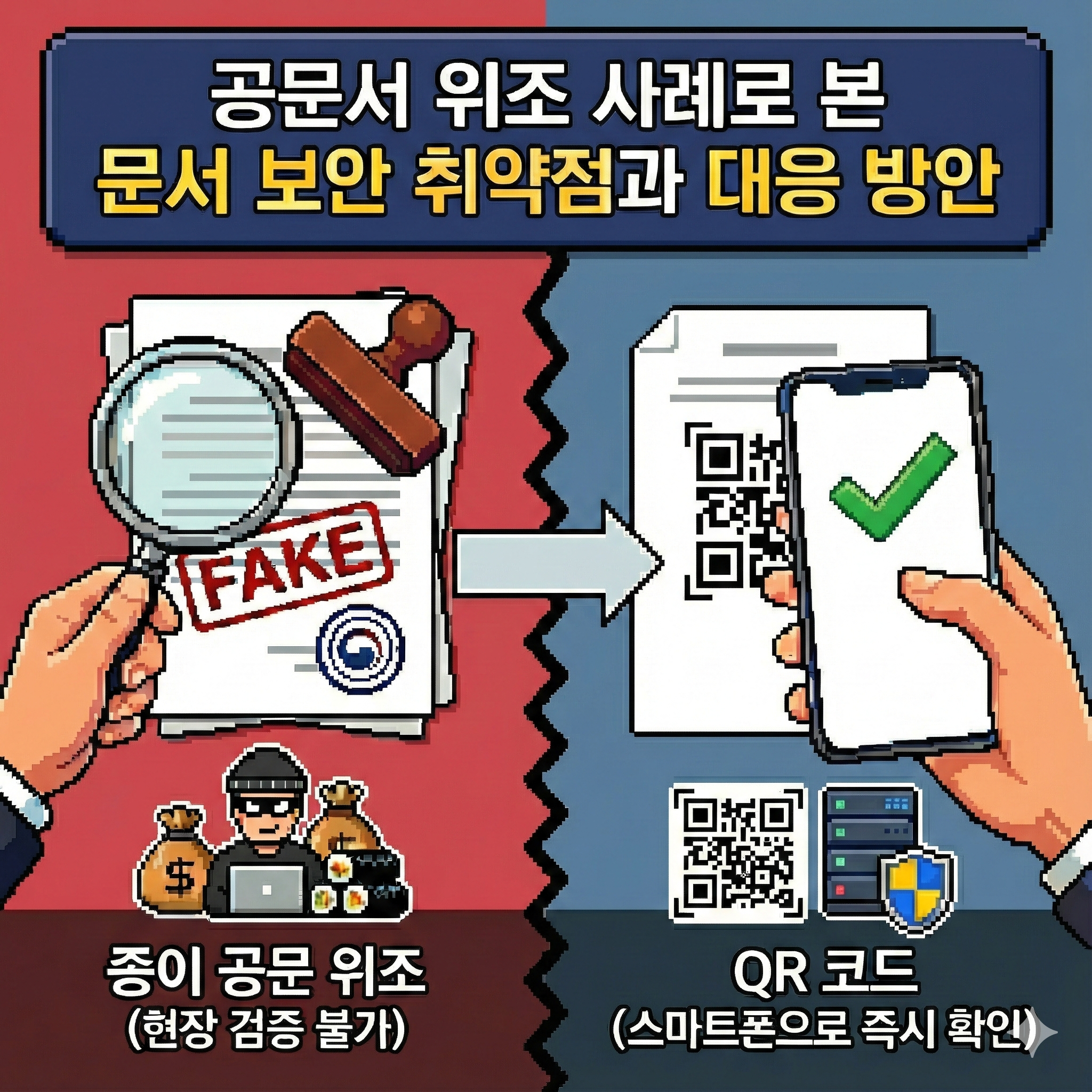 공문서 위조 사례로 본 문서 보안 취약점과 대응 방안