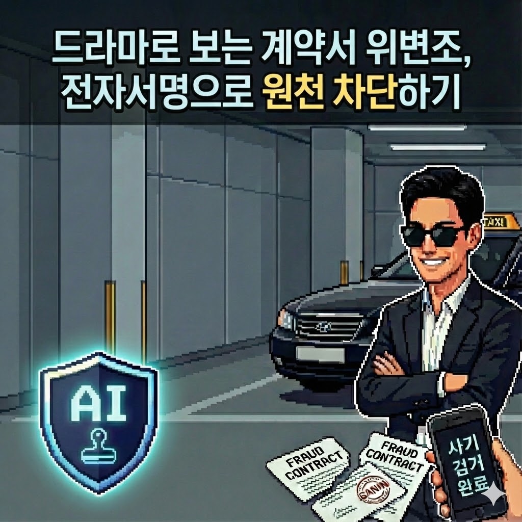 드라마로 보는 계약서 위변조, 전자서명으로 원천 차단하기