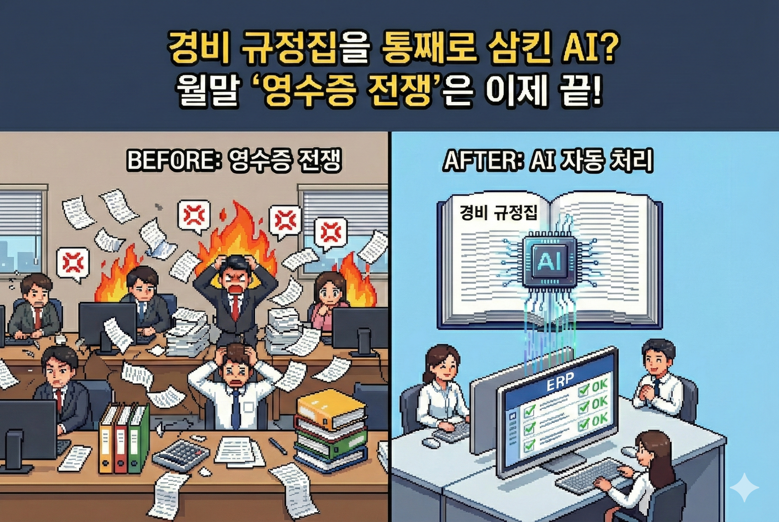 경비 규정집을 통째로 삼킨 AI? 월말 '영수증 전쟁'은 이제 끝!