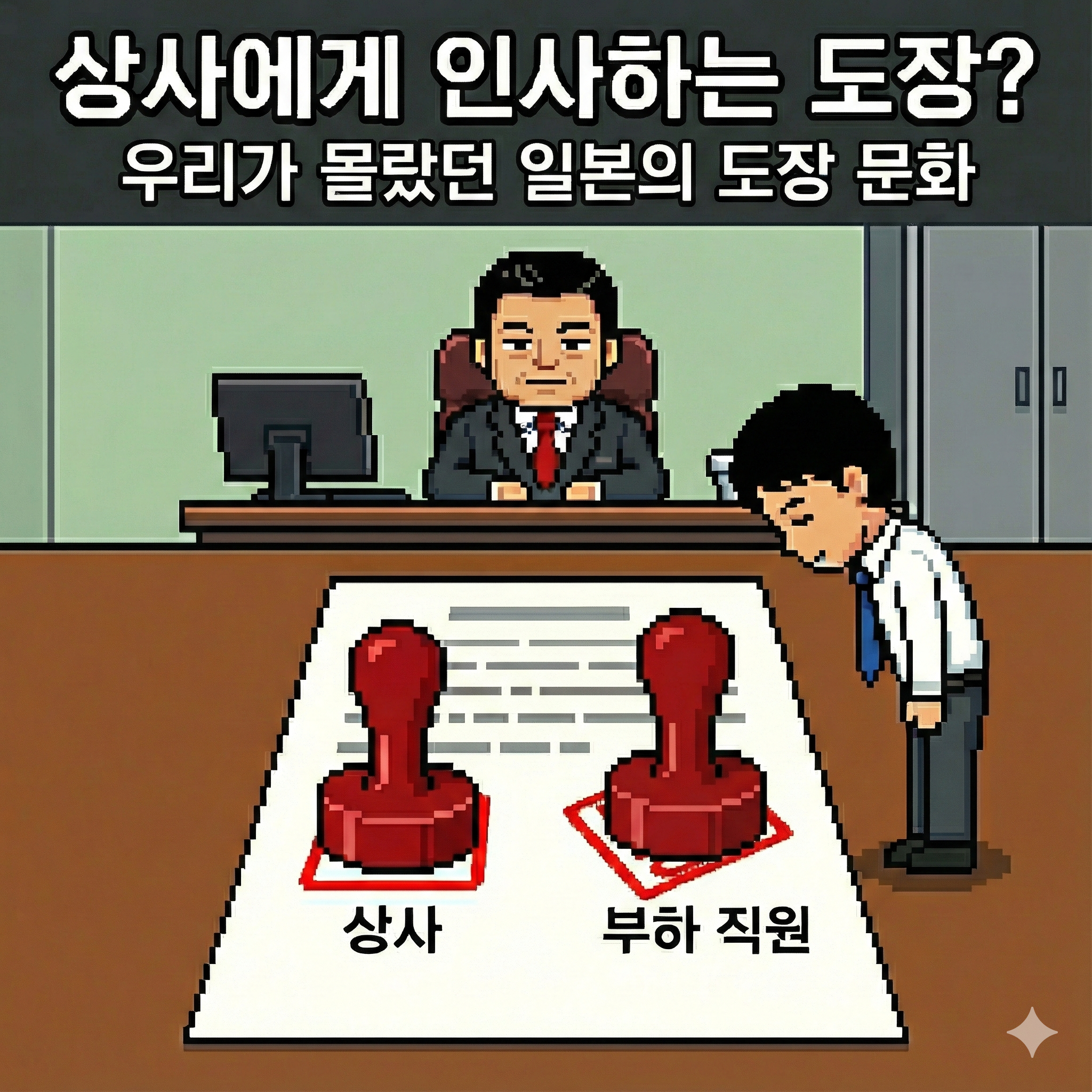 상사에게 인사하는 도장? 우리가 몰랐던 일본의 도장 문화