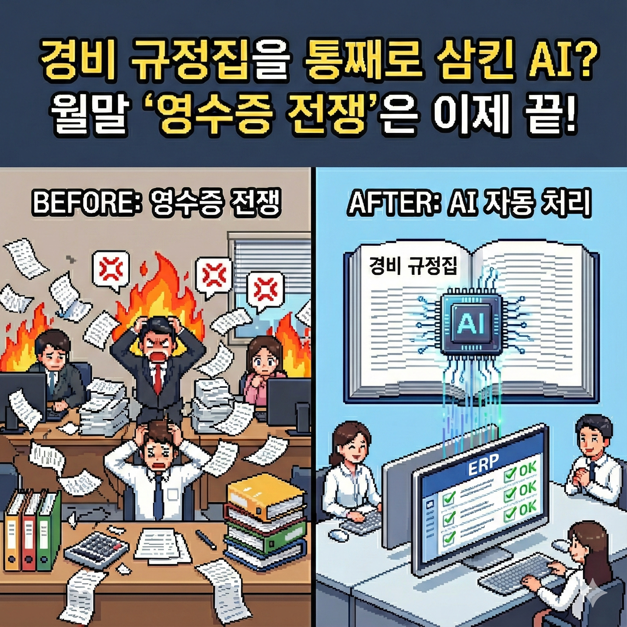 경비 규정집을 통째로 삼킨 AI? 월말 '영수증 전쟁'은 이제 끝!
