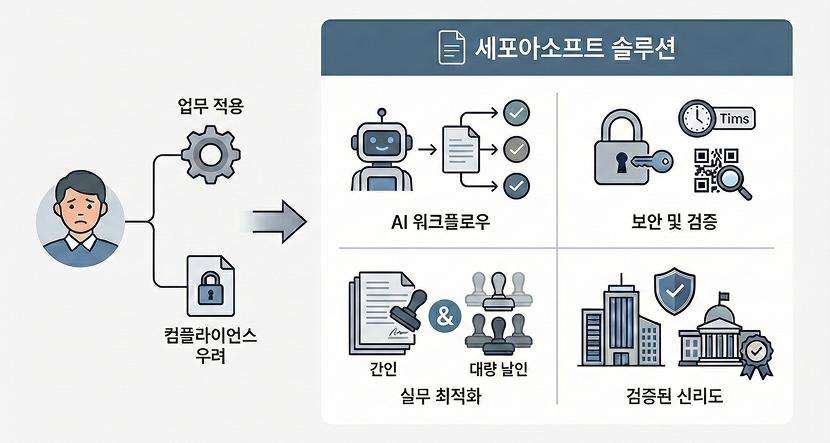 전자인장 도입이 망설여지는 이유