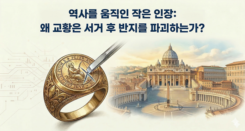 역사를 움직인 작은 인장: 왜 교황은 서거 후 반지를 파괴하는가?