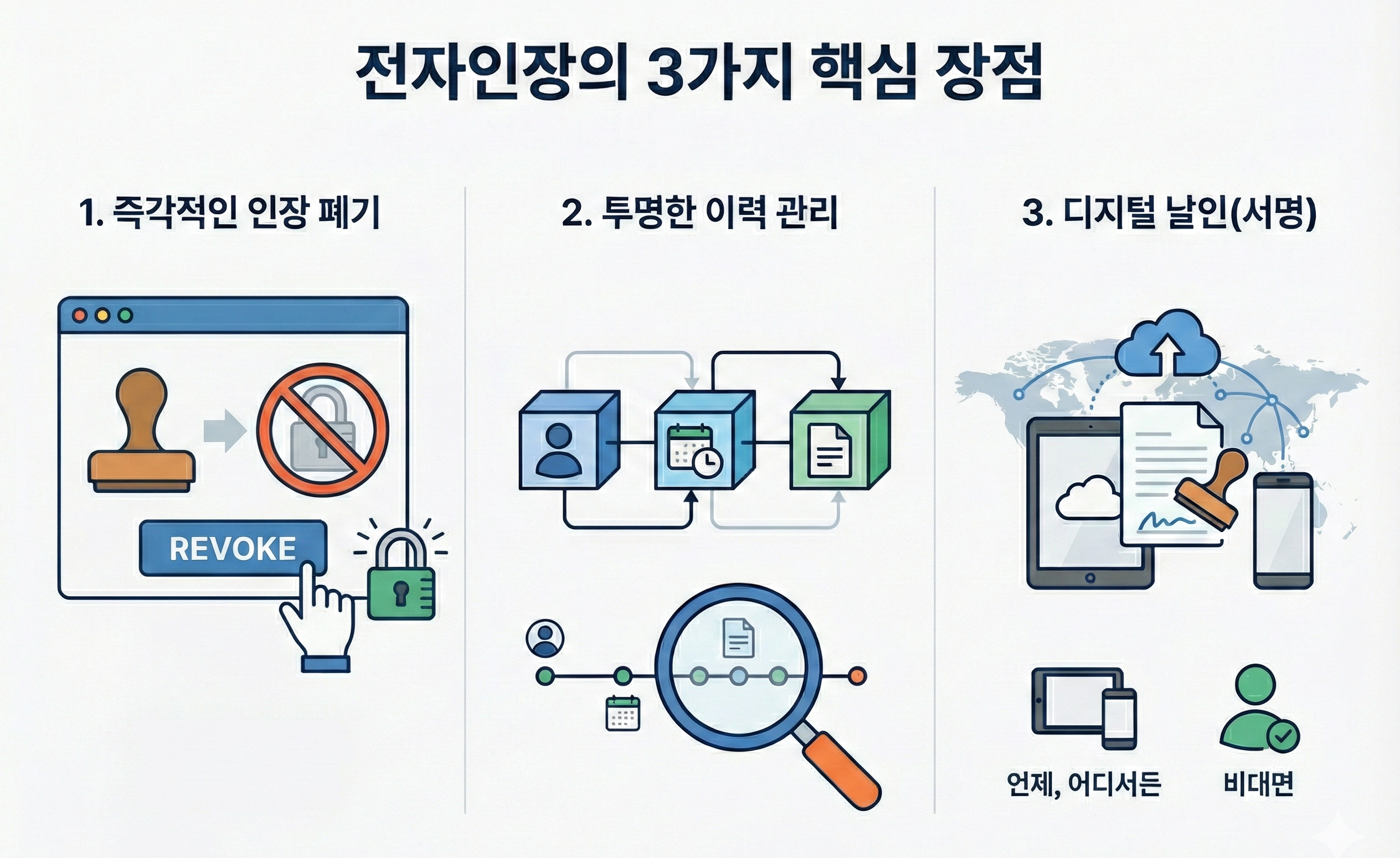 기업의 인장은 안전하게 폐기되고 있는가