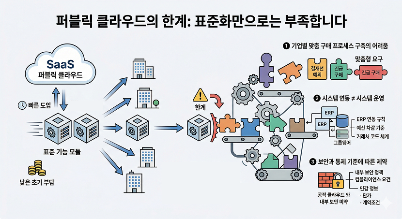 퍼블릭 클라우드의 한계: 표준화만으로는 부족합니다