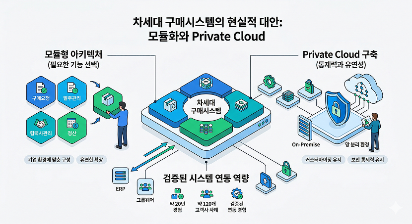차세대 구매시스템의 현실적 대안: 모듈화와 Private Cloud