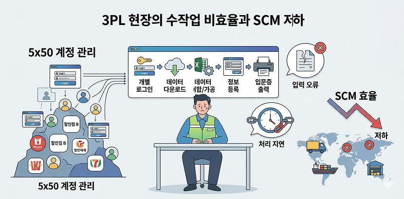 SCM 효율을 떨어뜨리는 3PL 물류 현장의 현실