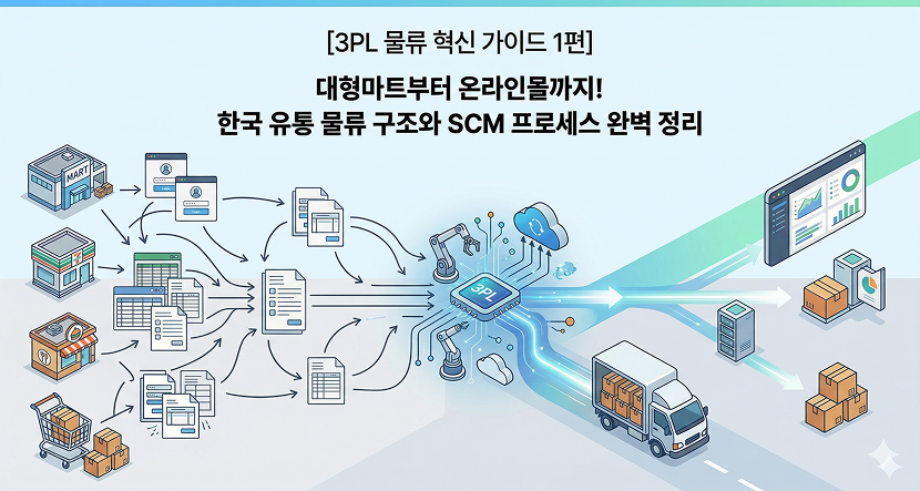 대형마트부터 온라인몰까지! 한국 유통 물류 구조와 SCM 프로세스 완벽 정리