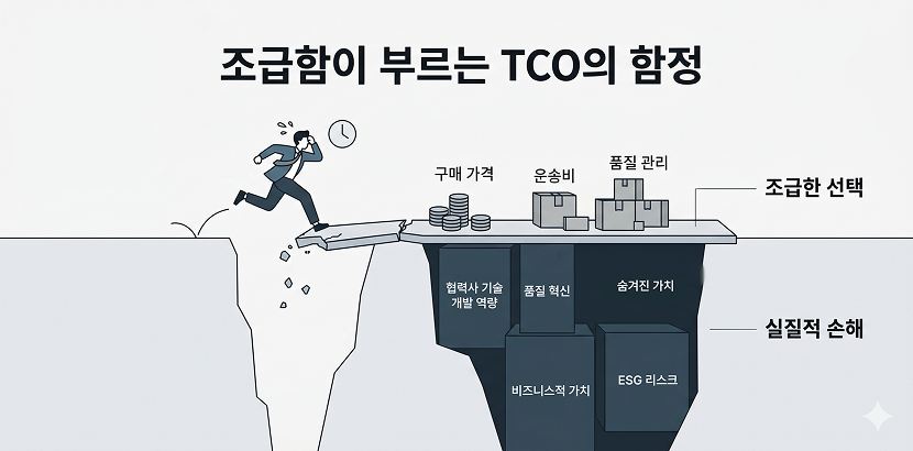 조급함이 부르는 'TCO(총소유비용)'의 함정
